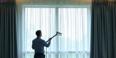 Commercial curtain stain removal service woodhill hotels offices restaurants