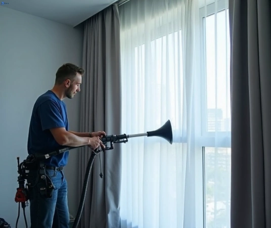 Professional commercial curtain cleaning process equipment Matty Curtain Cleaning woodhill